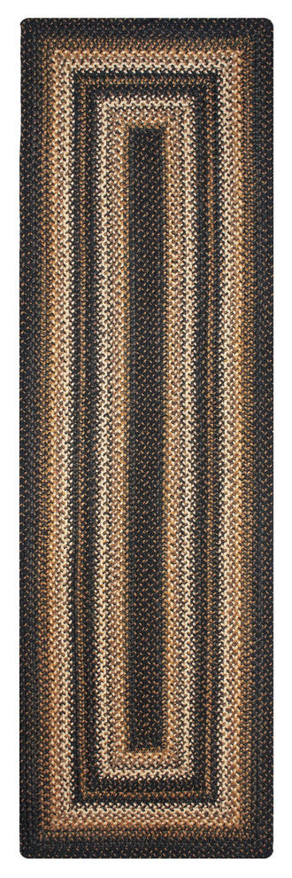 Homespice Decor - 22 x 72" Rectangular Kilimanjaro Jute Braided Runner