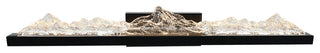 Himalayas Integrated LED Vanity Light, Black, 36 Inches