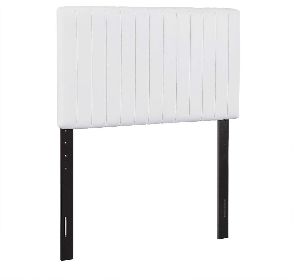 Keira Twin Faux Leather Headboard