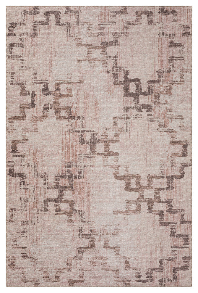 Indoor/Outdoor Sedona SN15 Walnut Machine Washable 3' x 5' Rug