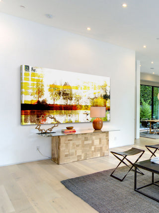 "Biscarrosse Lake" Fine Art Canvas Print, 60"x30"