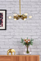 Reese 6-Light Brass Pendant