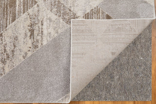 Kayden R39NR Modern/Scandinavian Rug, Beige/Brown, 4'x6'