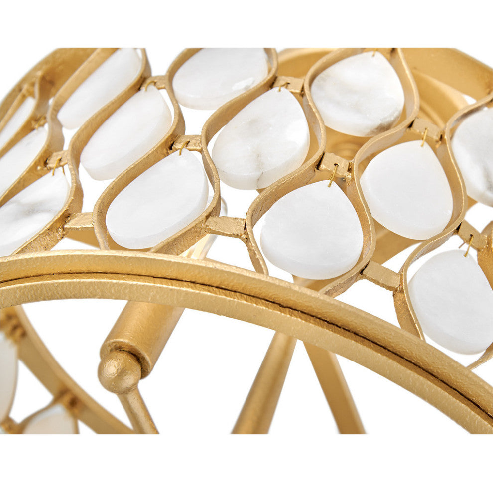 Fredrick Ramond Estie Medium Convertible Semi-Flush Mount, Piastra Gold