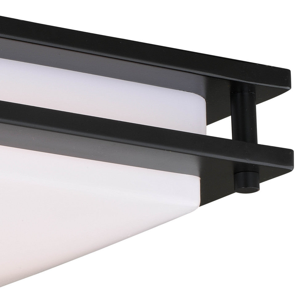 Vaxcel Lighting C0152 Horizon 12"W Integrated LED Flush Mount - Satin Nickel