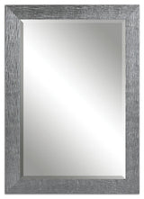 Boutique 42" Textured Silver Wall Mirror