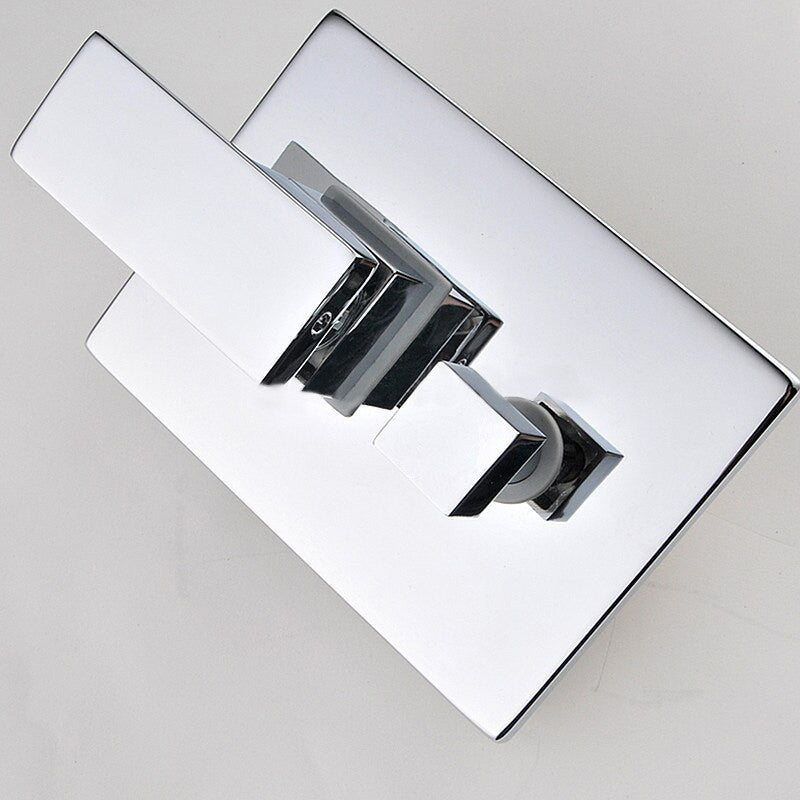 Fontana Chandler Ceiling Mount Rainfall Shower Head with Handheld Spray Set