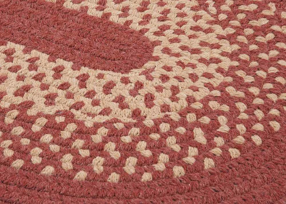 Colonial Mills Jackson JK70 Rosewood Traditional Area Rug, Round 6'x6'