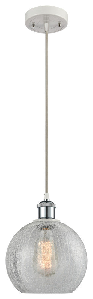 Innovations Lighting 516-1P-WPC-G125-8 Athens 1 Light 8" Mini Pendant