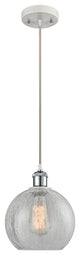 Innovations Lighting 516-1P-WPC-G125-8 Athens 1 Light 8" Mini Pendant