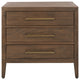 Safavieh Ariella 3-Drawer Wood Nightstand, Brown