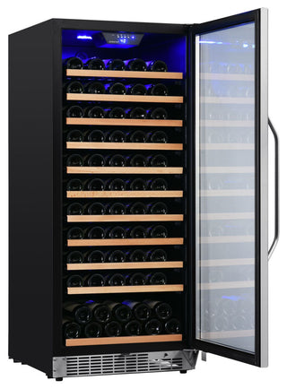 EdgeStar CWR1212SZDUAL 48"W 222 Bottle Capacity Built-In or - Stainless Steel