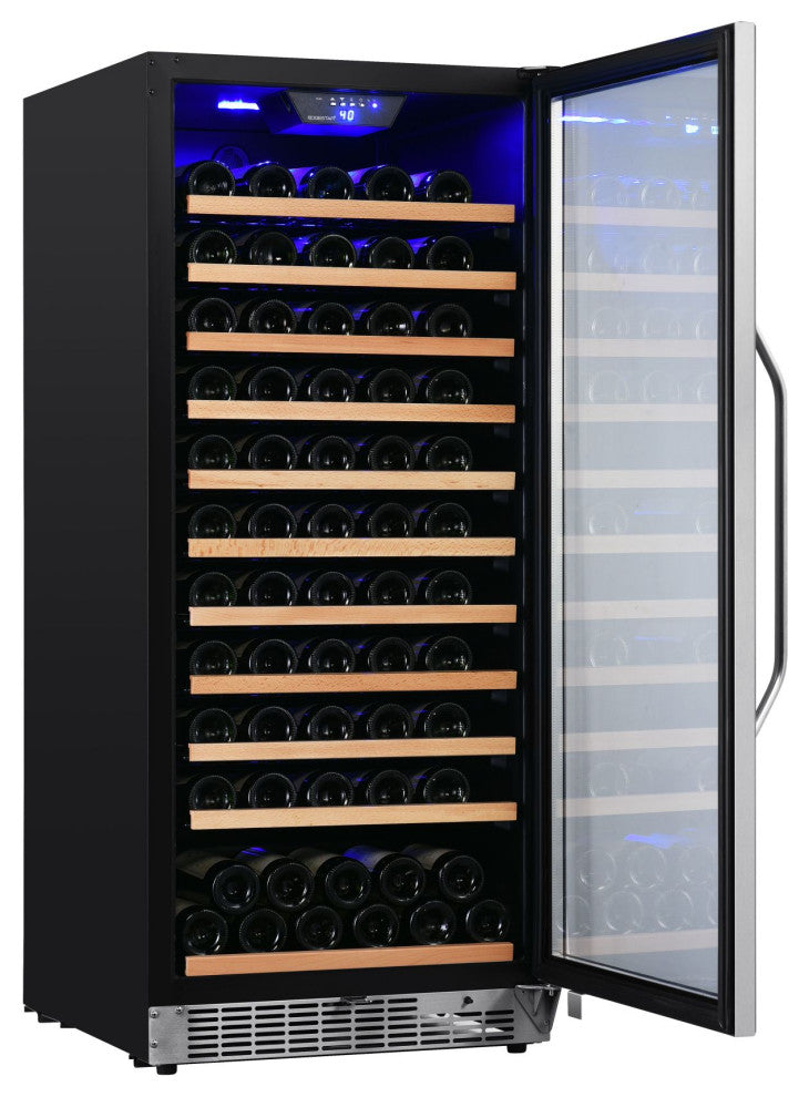 EdgeStar CWR1212SZDUAL 48"W 222 Bottle Capacity Built-In or - Stainless Steel