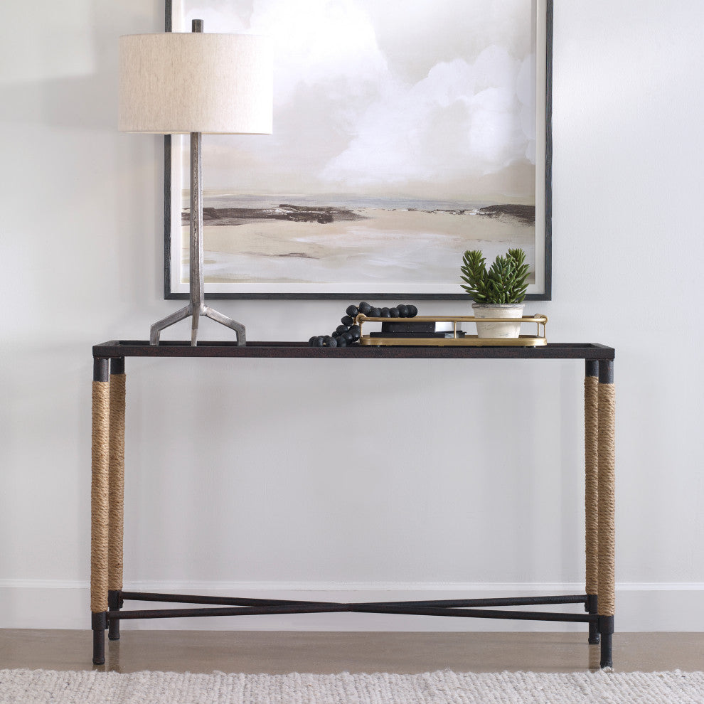 Uttermost 22880 Braddock Coastal Console Table