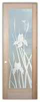 Interior Prehung Door or Interior Slab Door - Iris Hummingbird - Douglas Fir...