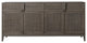 Sonder Living Hampstead Rattan Sideboard 4 Door | Smoked Oak