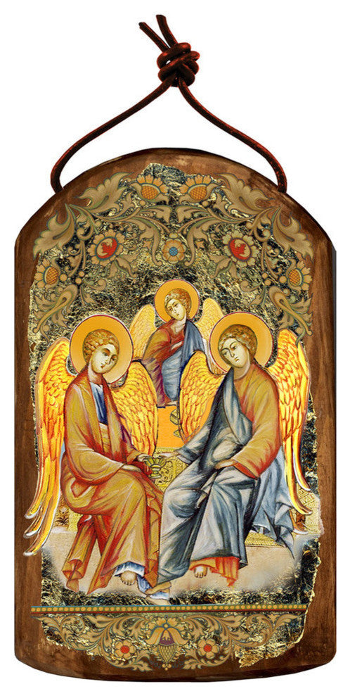 Icon Testament Trinity Wooden Ornament