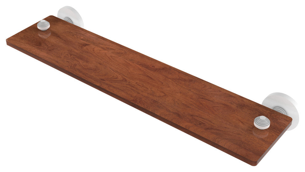 South Beach 22" Solid Wood Shelf, Matte White