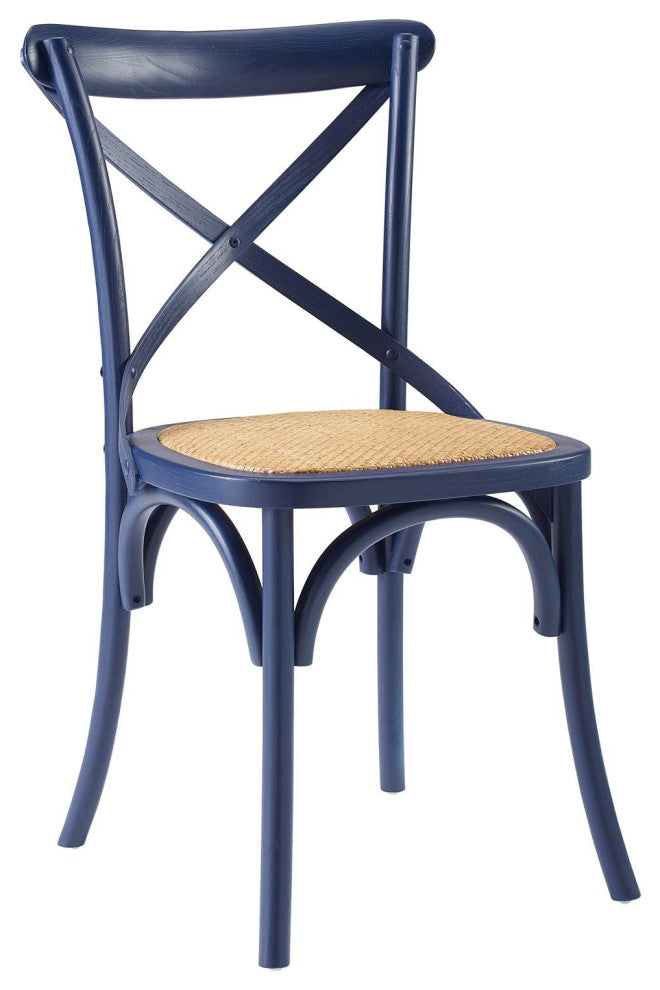 Gear Dining Side Chair, Midnight Blue