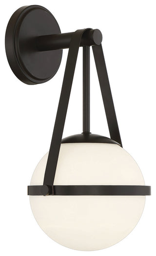 Polson 1-Light Wall Sconce, Matte Black
