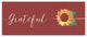 "Underlined Fall IV Color" Digital Paper Print by Veronique Charron, 32"x14"