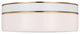 Kate Spade Monroe 2-Light Large Flush Mount KSF1072BBSGW, Burnished Brass
