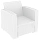 Compamia Monaco Patio Club Chair, White