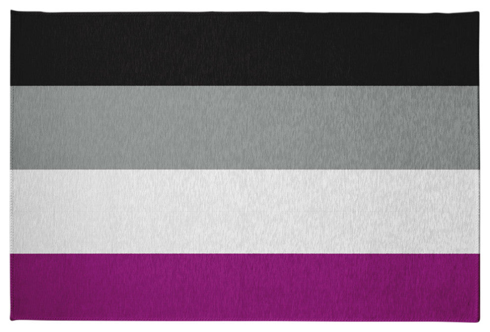 Asexual Chenille Rug, Asexual, 4'x6'