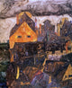 Egon Schiele The Old City I (also known as Dead City V) Gallery Wrapped Canvas