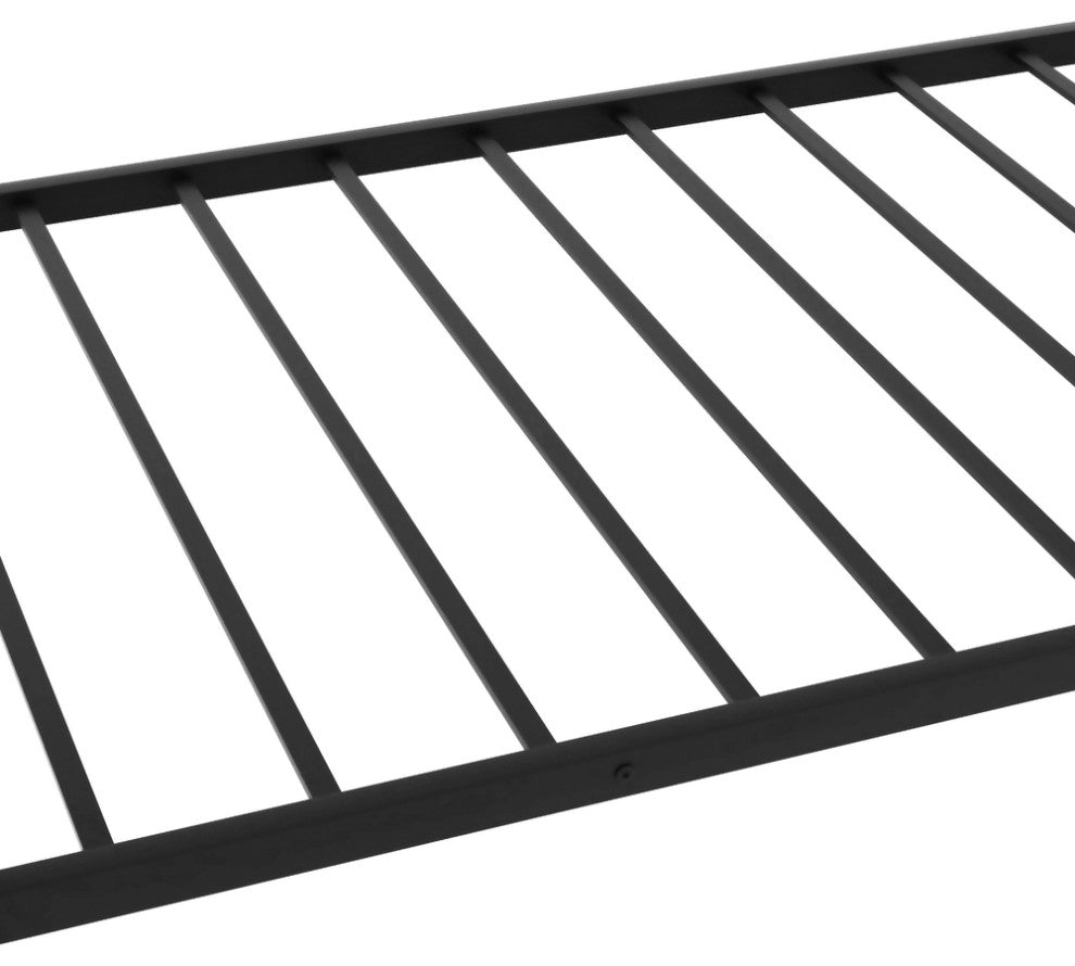Black Twin Over Twin Over Twin Traditional Bunk Bed