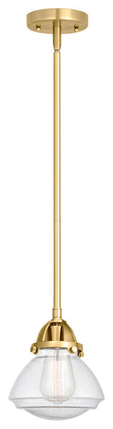 Olean Mini Pendant, Satin Gold, Seedy, Seedy
