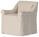 Bridges Slipcover Dining Armchair-Ntrl