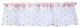 Pink Cut Dot Window Valance
