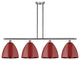 Innovations 516-4I-SN-MBD-12-RD-LED 4 Light Island Light, Brushed Satin Nickel
