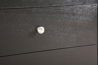 Hammond 3-Drawer Nightstand, 2"H x 24"W x 18"D, Black