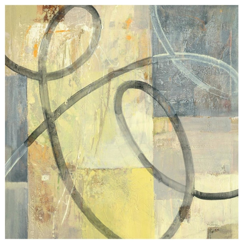 "Ribbon Dance I" Digital Paper Print by Albena Hristova, 42"x42"