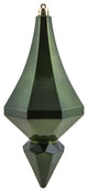 Vickerman Mc191064D8" Moss Green Candy Finish Diamond Ornament, Pack of 2