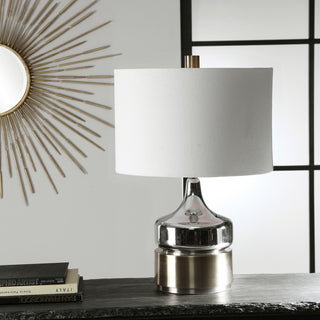 Uttermost Como Chrome Table Lamp