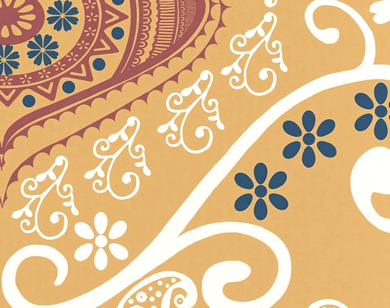 Illuminate Geometric Print Hand Towel, Gold