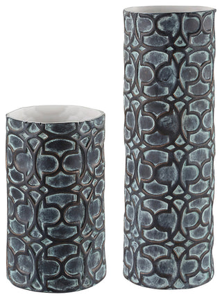 Uttermost Baltra Bronze Patina Vases, S/2