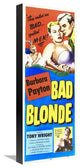 "Bad Blonde" Stretched Canvas Giclee by Hollywood Photo Archive, 8x22"