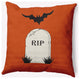 18" x 18" RIP Indoor/Outdoor Polyester Throw Pillow, Sienna