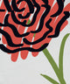 Spring Floral 1, Floral Print Napkin, Coral, Set of 4