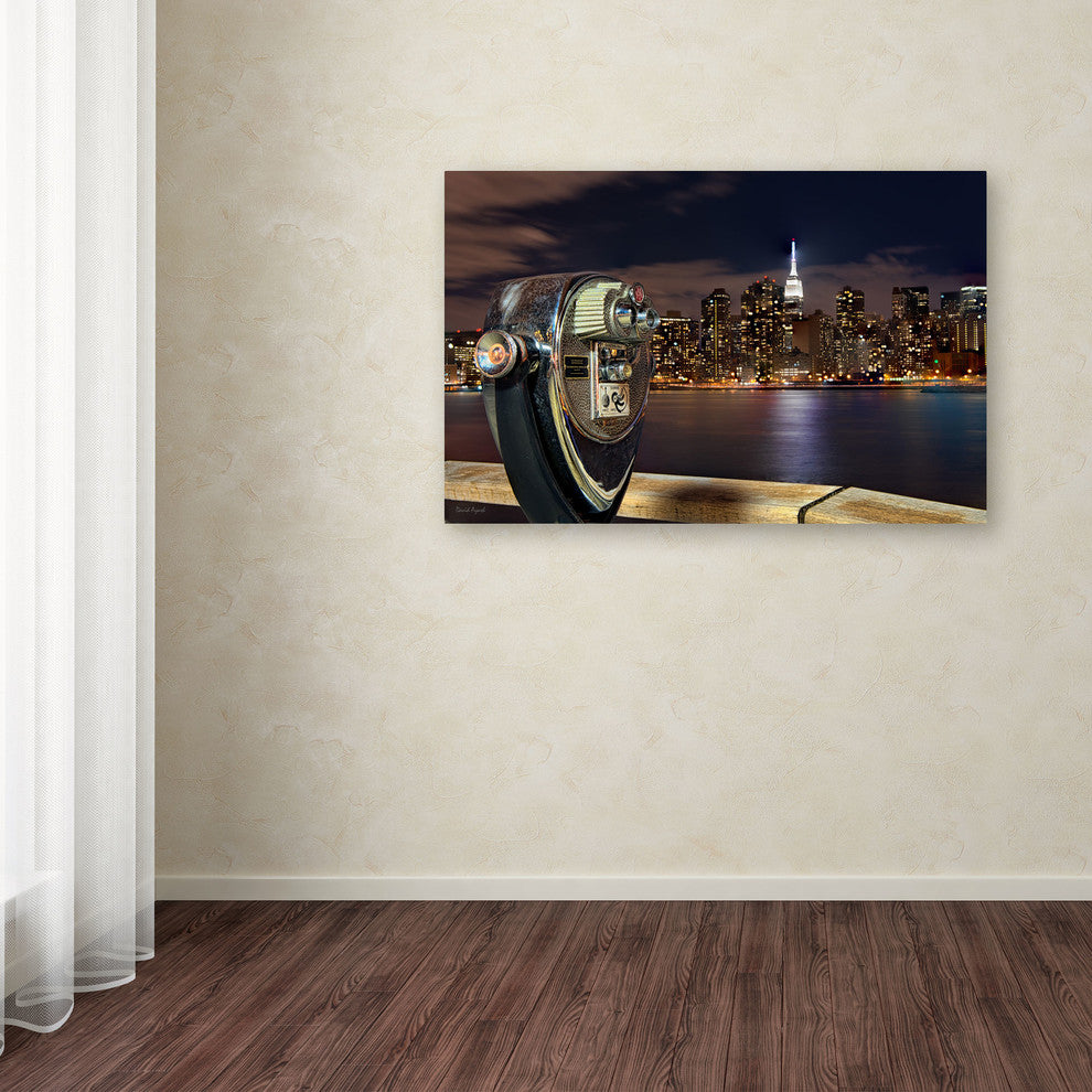 ''Midtown Over the East River - III'' Canvas Art by David Ayash