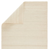 Jaipur Living Hutton Natural Solid White Area Rug, 6'x9'