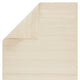 Jaipur Living Hutton Natural Solid White Area Rug, 6'x9'