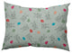 Bunnies and Eggs Easter Decorative Lumbar Pillow, Breezeway Green, 14x20"
