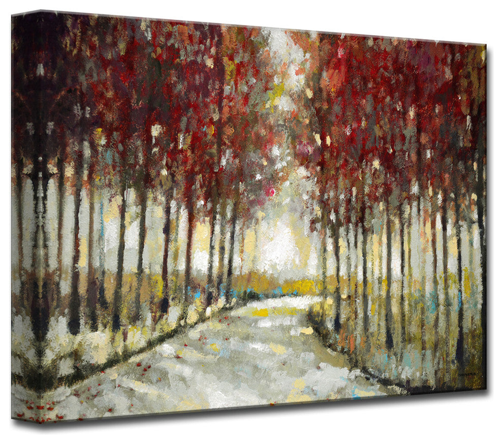 Ready2Hangart 'Autumn Morning Drive' By Norman Wyatt Jr. Canvas Art, 30" x40"