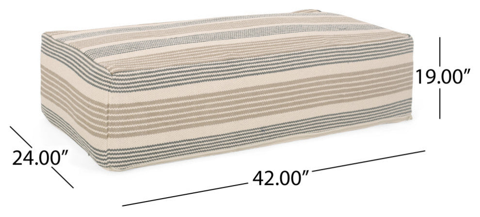 Gadwall Rectangular Bean Bag Ottoman