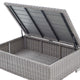Lounge Sectional Sofa Chair Set, Rattan, Wicker, Gray White, Outdoor